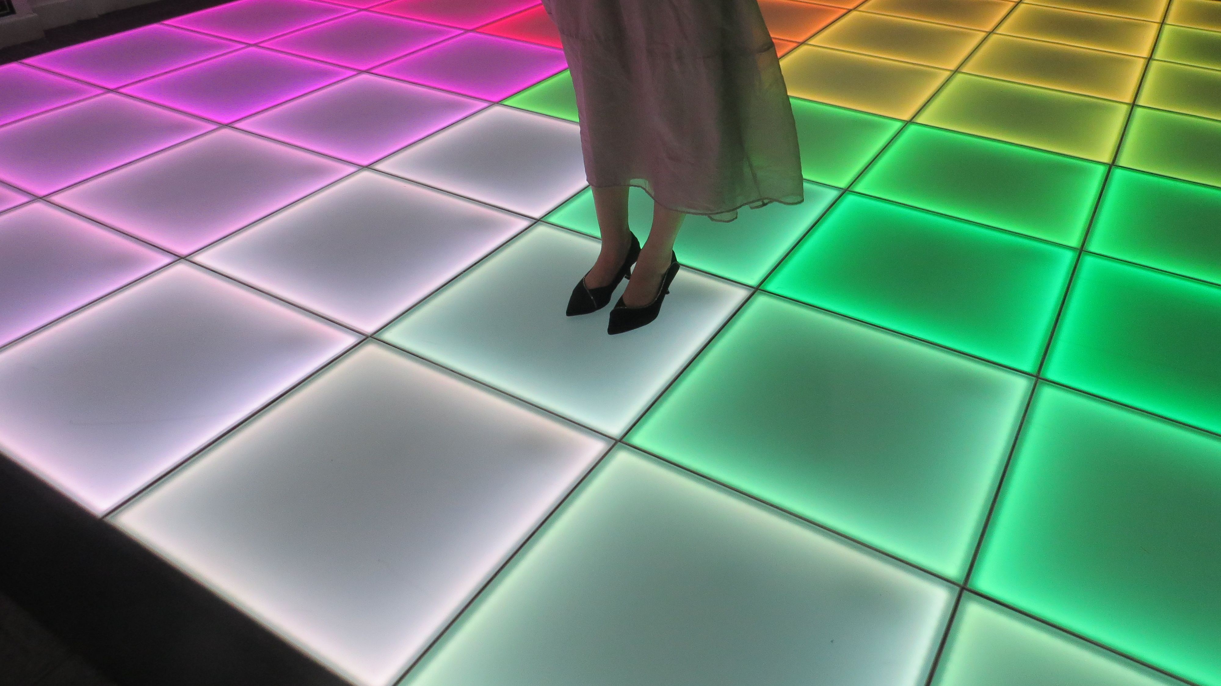 Dj Lights Magnet Wireless Led Dancing Floor Infinity Party Light Matte