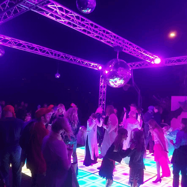 2022 Disco Event Full Color Dance Floor Tents Outdoor Wedding Party