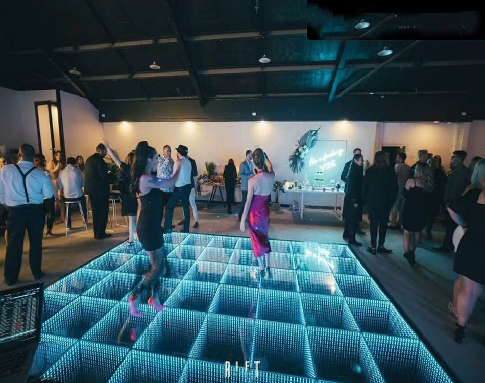 Waterproof Wired Dance Floor LED 3D Mirror